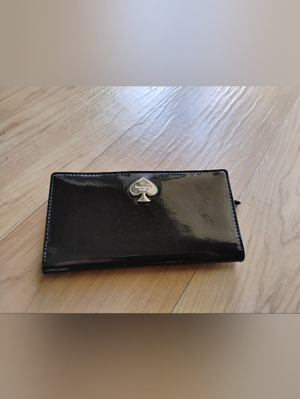 Kate Spade black sparkle wallet